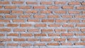 Wallpaper brick wall, texture of red brick wall grunge backdrop. Royalty Free Stock Photo