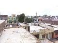 Wallpaper of a building roof top view