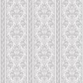 Wallpaper in classic style. Lace seamless pattern. Vintage background. Vector illustration.