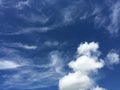 Wallpaper collections, Beautiful blue sky with white fluffy clouds