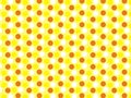 Polcadot art 3 colors yellow wallpaper