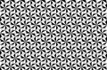 Wallpaper 3d geometric abstract background of optical illusion polygons in escher style black and white