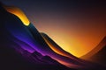 Wallpaper with dark dramatic gradient colors. AI generation