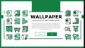 Wallpaper Interior Landing Header Vector Royalty Free Stock Photo