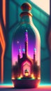 wallpaper mosque, Islamic, bottle, Strom, water, background, illustration, masjid, Muslim, Islamic, islam,