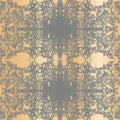 Abstract vintage texture with gray ornamental pattern and pastel beige background