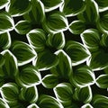 Wallpaper with tropical leaves, luxurious nature leaves, green philodendron leaf line design, hand-drawn contour fabric