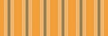 Wallpaper vertical pattern texture, aged vector seamless textile. Strip fabric background stripe lines in orange and white colors