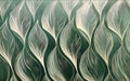wallpaper with white wavy outlines on a wall in the style of light green and silver leaf patterns prudence heward muted colours Royalty Free Stock Photo