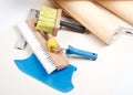 Wallpapering tools Royalty Free Stock Photo