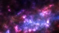 Wallpapers of the cosmos, space, and bright stars with nebula. dazzling stardust the Milky Way spacecraft There are many stars in Royalty Free Stock Photo