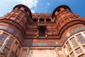 The walls of Agra Fort Royalty Free Stock Photo