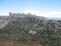 Walls of Alcazaba fortress in Almeria Royalty Free Stock Photo