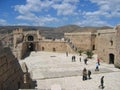 Walls of Alcazaba fortress in Almeria