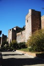 Walls of Alcazaba fortress, Malaga, Spain Royalty Free Stock Photo