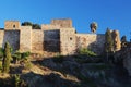 Walls of Alcazaba fortress, Malaga, Spain Royalty Free Stock Photo