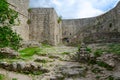 Walls of ancient Citadel in Old Bar, Montenegro Royalty Free Stock Photo