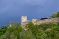 Walls of Kalemegdan fortress in Belgrade,Serbia Royalty Free Stock Photo