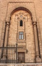 The walls of an ancient mosque in old Cairo, Egypt Royalty Free Stock Photo