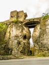 Tsarevets Fortress, ancient fortress on hill top. Capital of the Second Bulgarian Kingdom. Veliko Tarnovo, Bulgaria Royalty Free Stock Photo