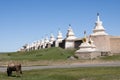 Walls around Kharakhorum temple, in central Mongolia