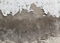 Walls and backgrounds Old cement walls with black stains on the surface caused by moisture. Peeling wall surface with cracks and s Royalty Free Stock Photo