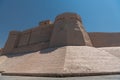 Walls and bastion of the ancient fortress Kuhna Ark, Khiva, Uzbekistan