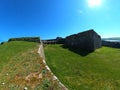 Walls and bastions of Charles Fort. Kinsale. Ireland. Royalty Free Stock Photo