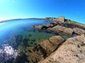 Walls and bastions of Charles Fort. Kinsale. Ireland. Royalty Free Stock Photo