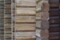 Walls built of logs