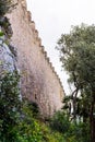 Walls of Castell Capdepera, Majorca Royalty Free Stock Photo