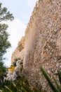 Walls of Castell Capdepera, Majorca Royalty Free Stock Photo