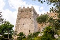Walls of Castell Capdepera, Majorca Royalty Free Stock Photo
