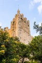 Walls of Castell Capdepera, Majorca Royalty Free Stock Photo