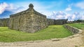 Walls of the Castillo de San Marcos National Monument in St. Augustine, Florida Royalty Free Stock Photo