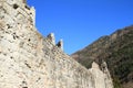 Walls of castle Castel Romano