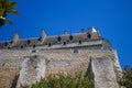 The walls of the castle of chateaudun Royalty Free Stock Photo