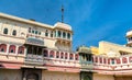 Walls of City Palace in Jaipur - Rajasthan, India Royalty Free Stock Photo