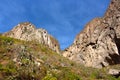 The walls of the Colca Canyon