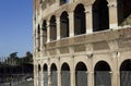 Walls of Colosseum ruins Royalty Free Stock Photo