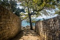 Walls corridor at Praia da Feiticeira Beach - Ilhabela, Sao Paulo, Brazil