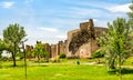 Walls of Diyarbakir Fortress in Turkey