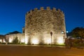 Walls of Elbasan castle in Albania