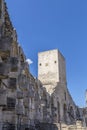 Walls of famous arena in Arles