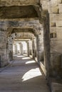 Walls of famous arena in Arles