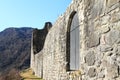 Walls of castle Castel Romano