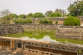 Walls in the Imperial City of Hue, Vietnam Royalty Free Stock Photo