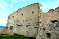 Walls inside Rupea (Reps) Fortress Royalty Free Stock Photo