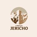 The Walls of Jericho symbol Royalty Free Stock Photo