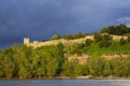 Walls of Kalemegdan fortress in Belgrade,Serbia Royalty Free Stock Photo